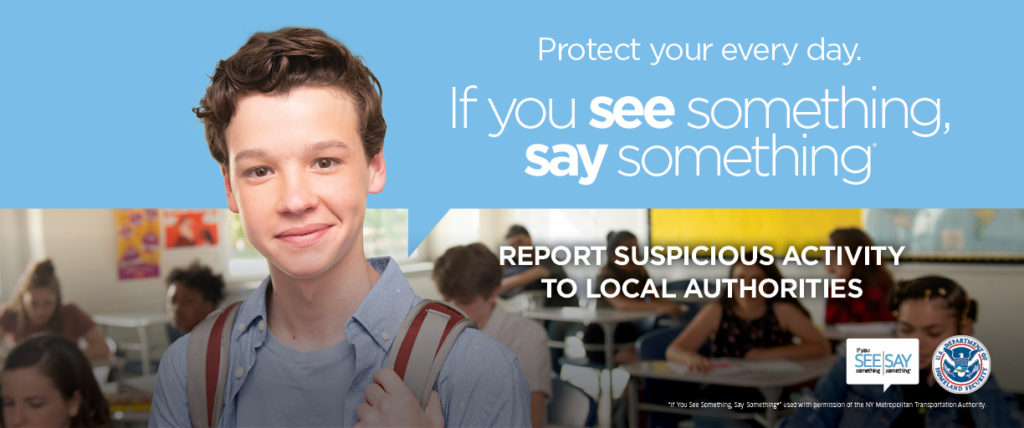 See Something, Say Something campaign poster