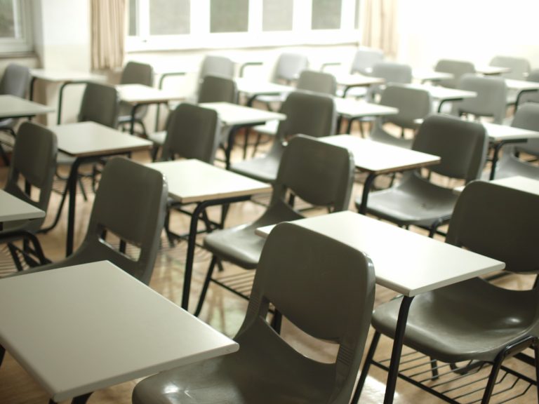 Image of student desks