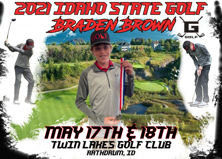 Braden Brown Image to State Golf Tournament 2021