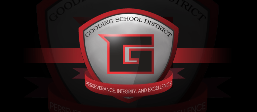 GOODING SCHOOL DISTRICT LOGO IN BANNER FORM