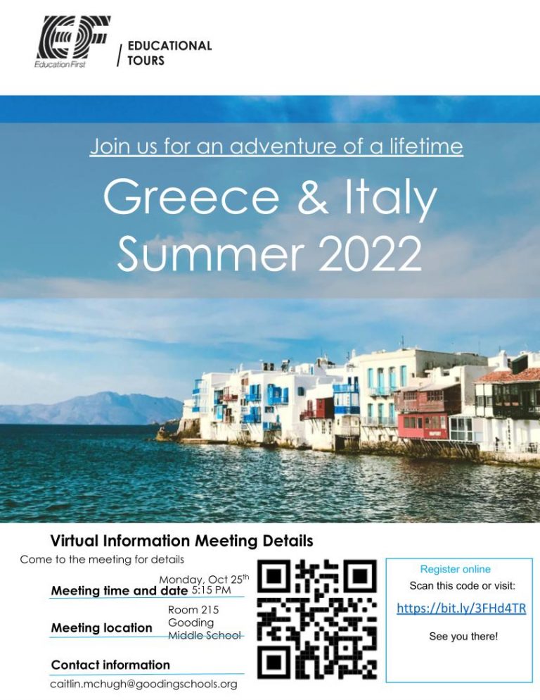 Poster for Trip to Greece and Italy