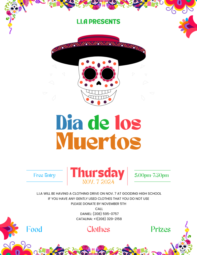 dia de los muertos activity poster