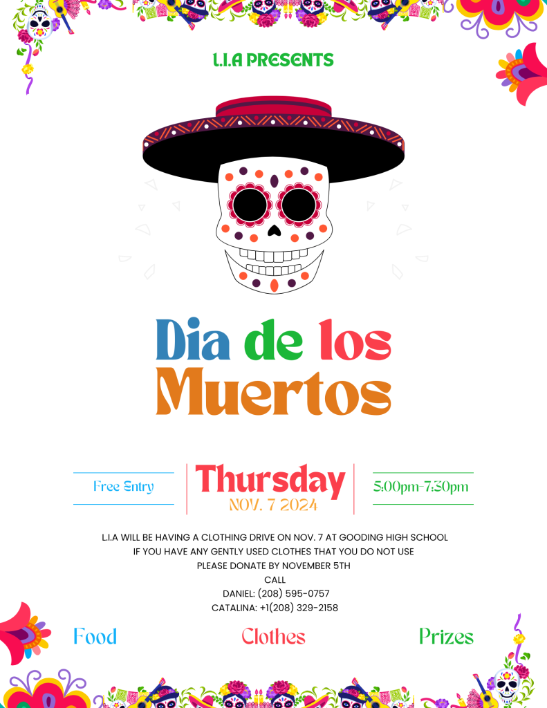 dia de los muertos activity poster