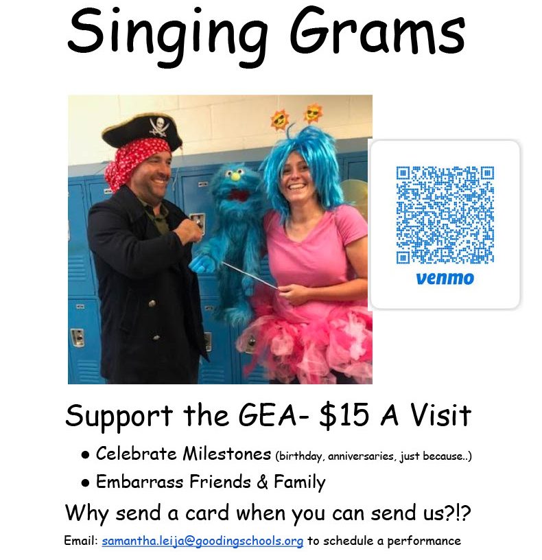 Singing Grams Advertisement